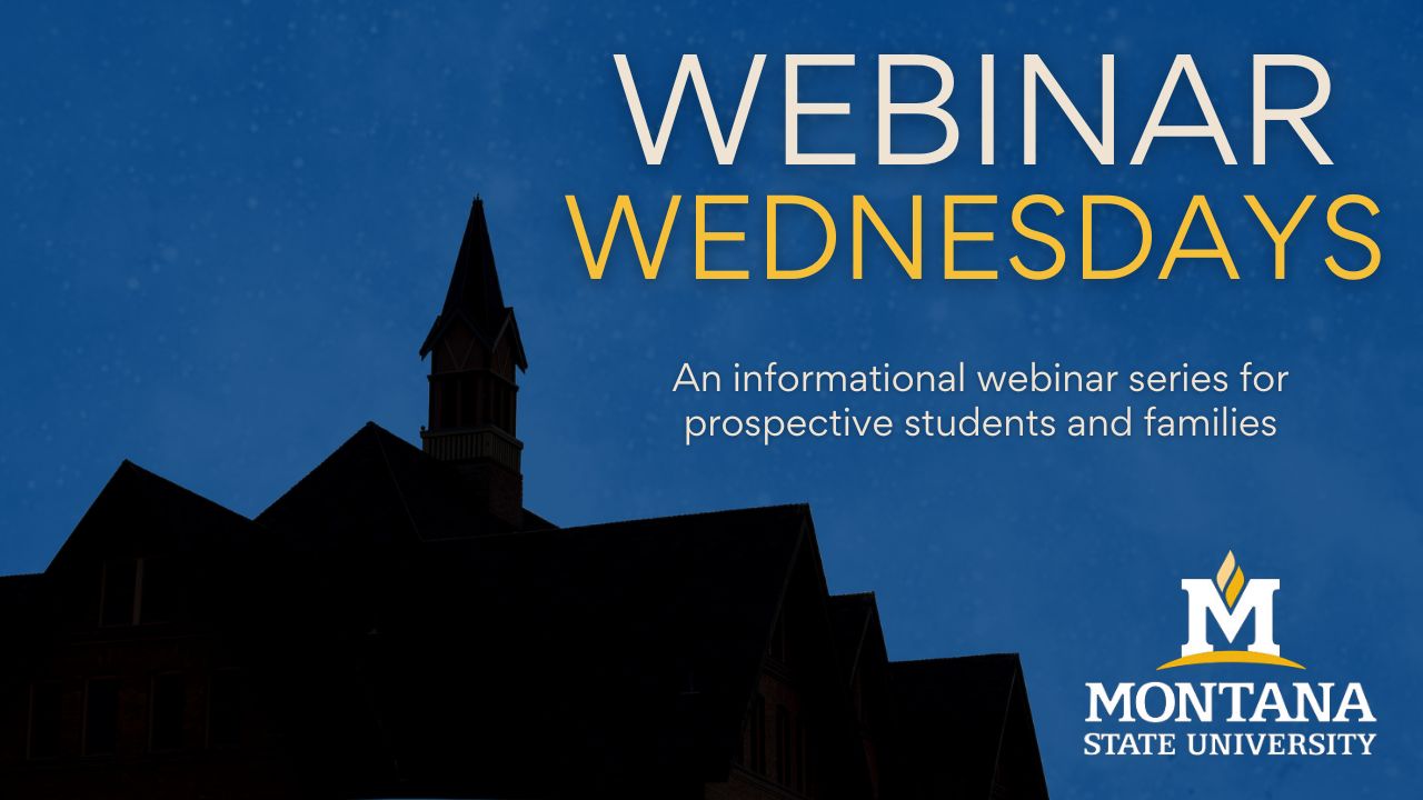 Webinar Wednesdays. An informational webinar series for prospective students and families.