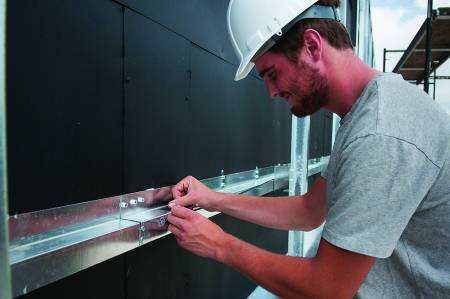 Passive solar technology is working to lower energy costs at Jabs Hall.