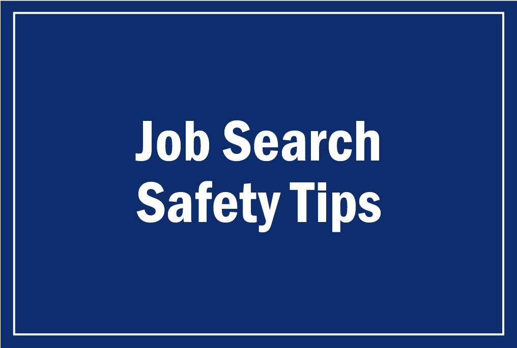 Job search safety tips