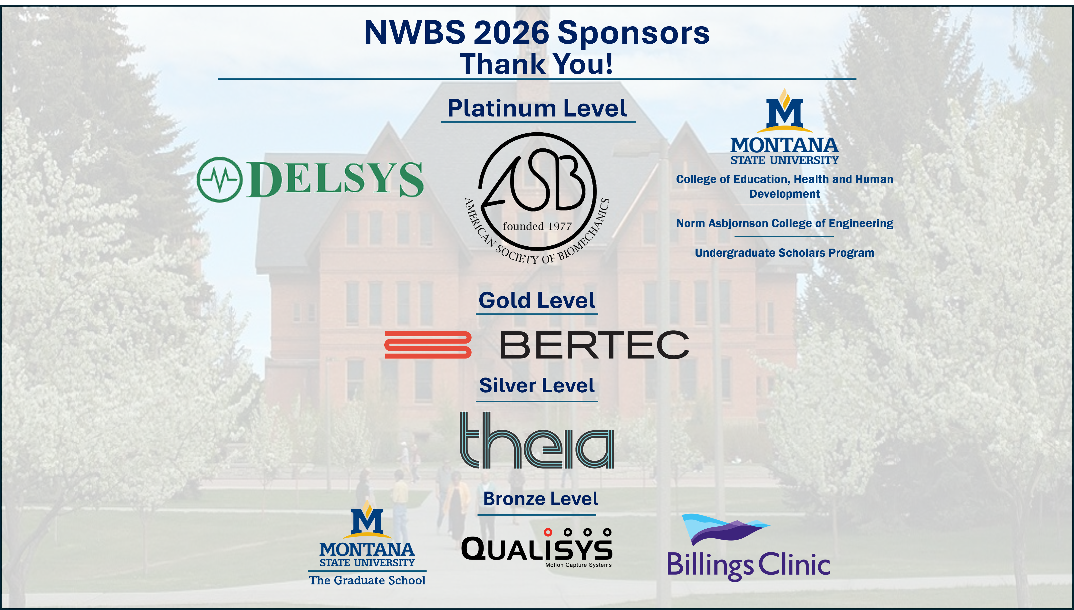 NWBS 2026 Sponsors NWBS 2026 Sponsors