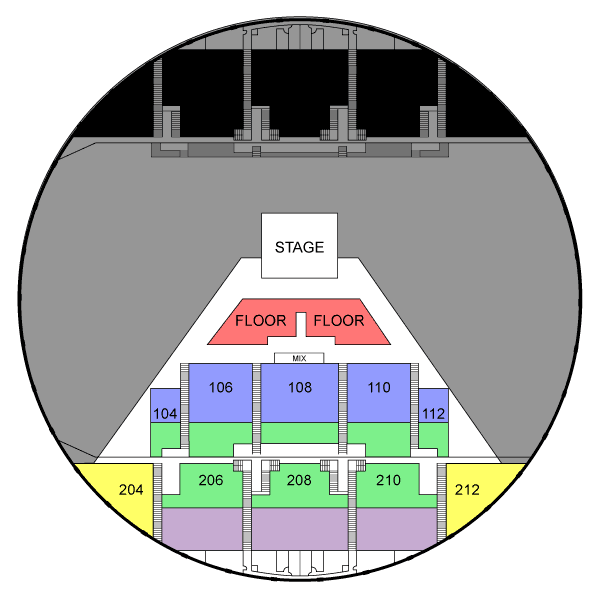 Bonnie Raitt Seating