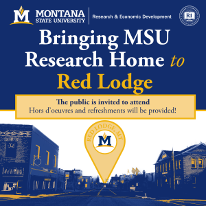 Red Lodge Research Event Red Lodge Research Event