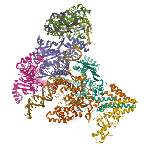 Structure of the retron IA complex with HNH nuclease in the "down" orientation