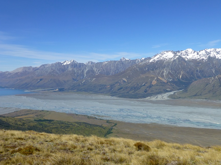 Moraines along Lake Pukaki, S Island NZ