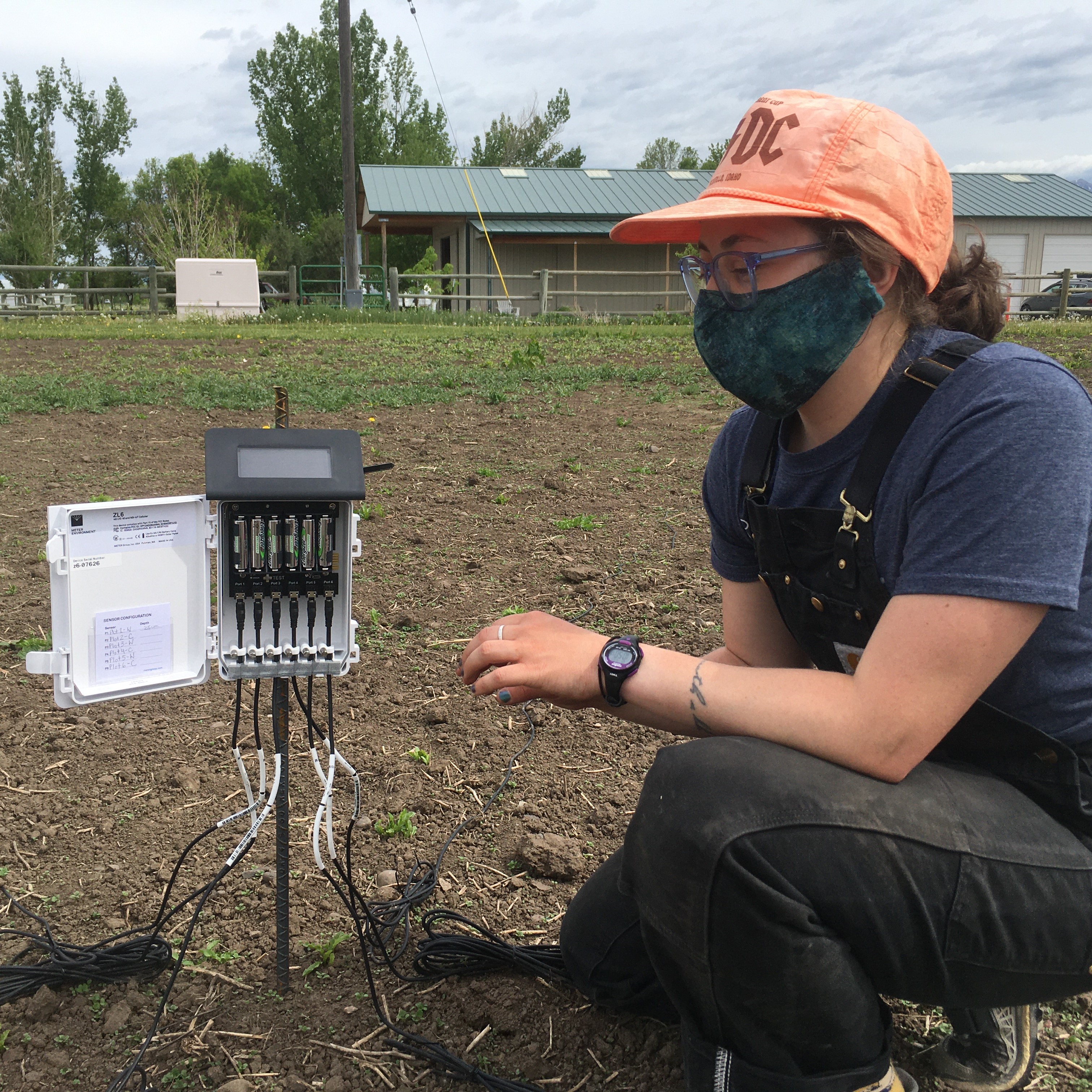 Simone Durney checking temp probes