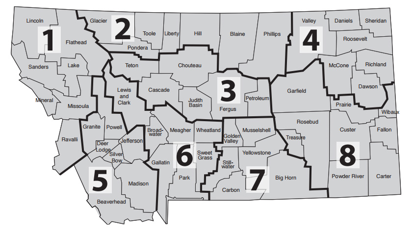 4-H district map