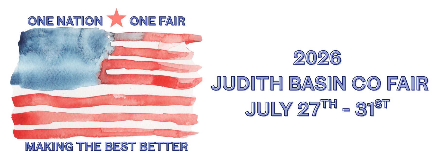 2026 JB Co. Fair Logo with Dates