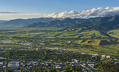 Aerial view of Bozeman