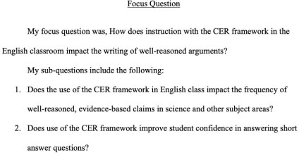 focus question example