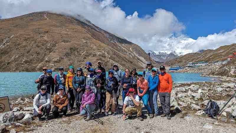 In front of Nepal Lake