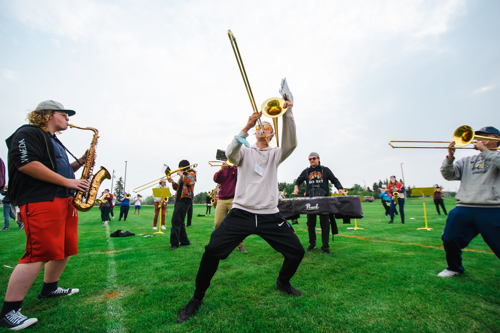 Marching Band Rehearsal