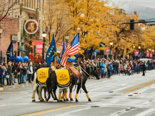 Bozeman Main St in Fall