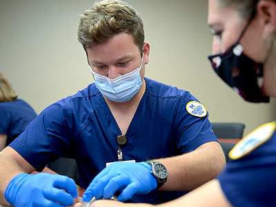 nurses practicing clinical skills