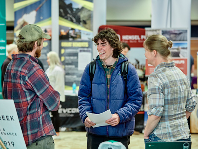 Students at the MSU Career Fair