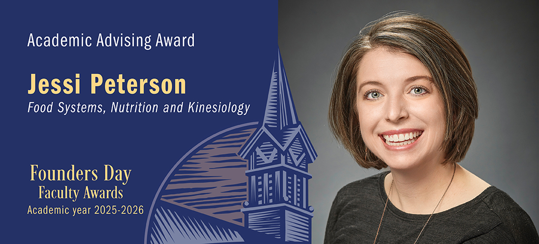 Academic Advising Award: Jessi Peterson.