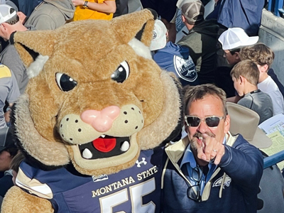 Dean Adams and Champ