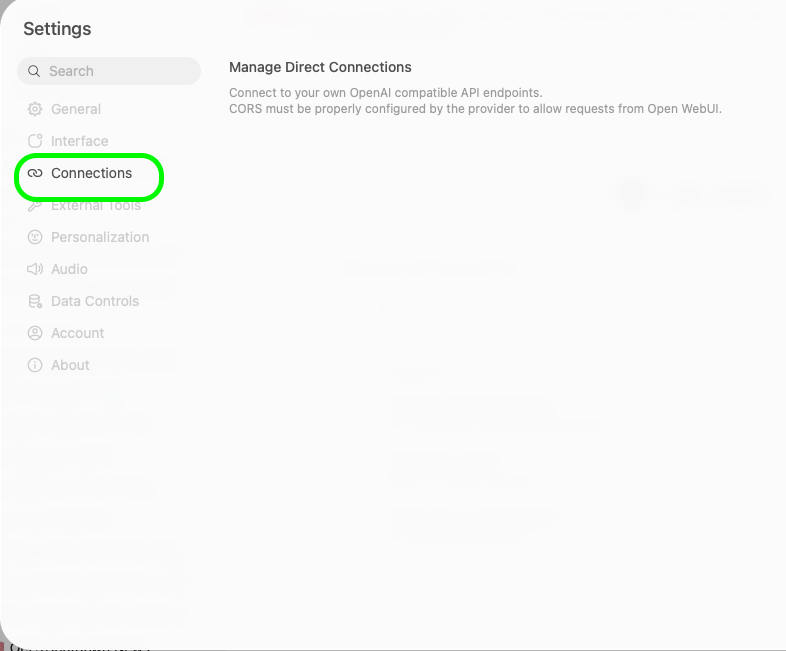 Profile Connections View